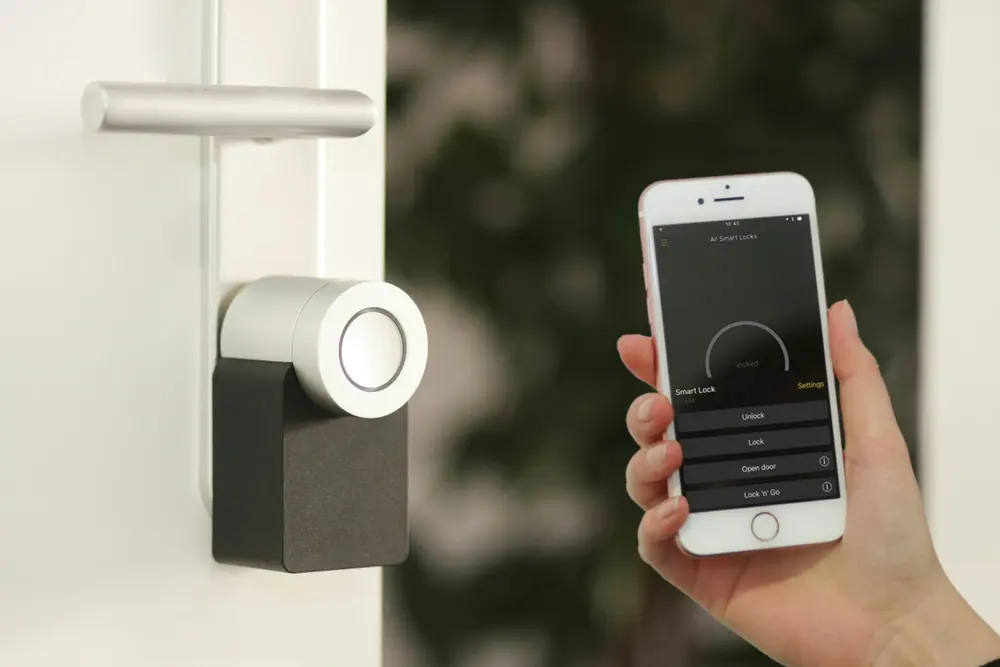 Smart home app op smartphone