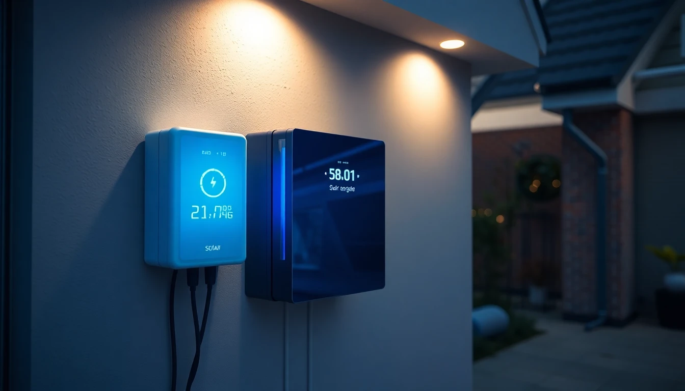 Thuisbatterij aan de muur